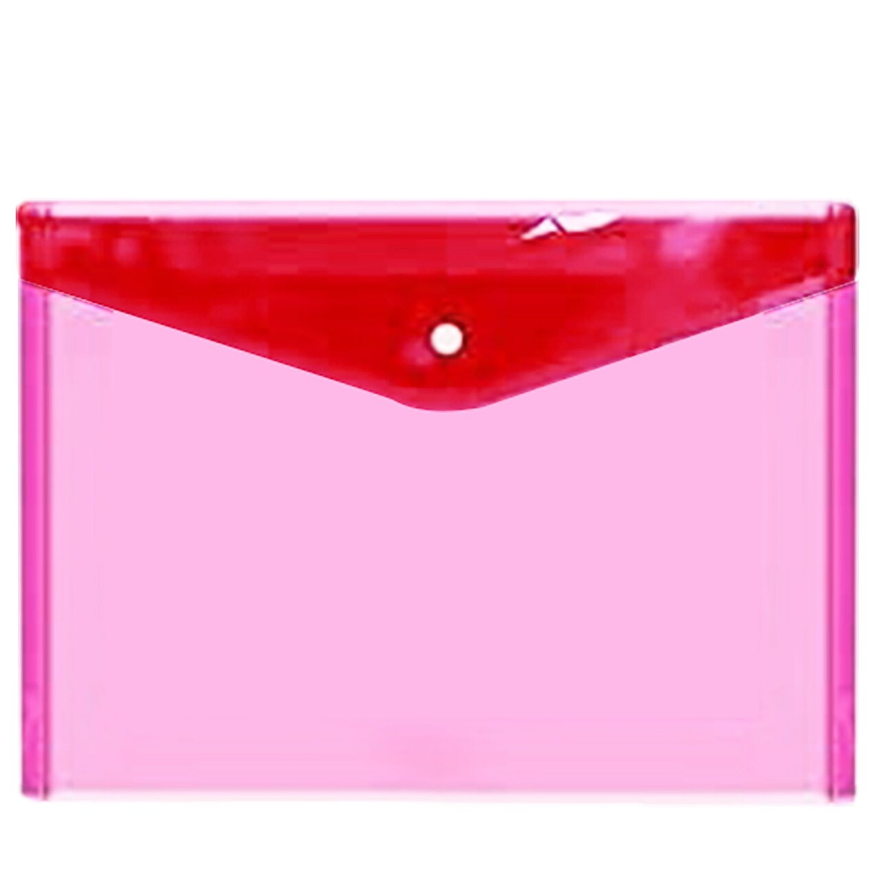 Clear Plastic Envelopes, Clear Folders for Documents, A4 Letter Size Plastic File Folder, Plastic Envelopes with Snap Closure, Blue Clear Document Folder for School and Office Supplies – Enday